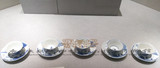 青花山水人物杯