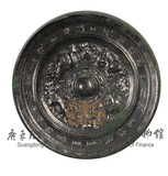 “团团宝镜”铭四瑞兽花卉纹镜