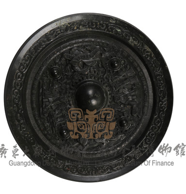 “秦有善铜出丹阳”铭神人龙虎画像镜