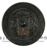 “执勾驯象”“捕鹿”纹画像镜
