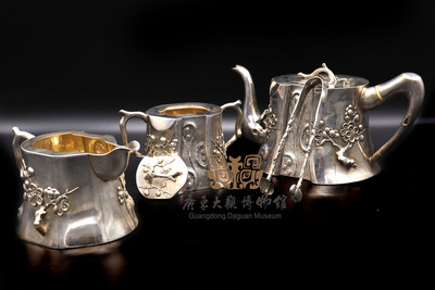 清代-梅桩纹茶叶罐（套装）